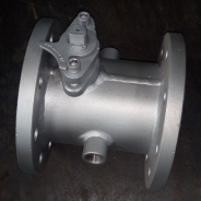 Metal seated jacketed ball valve