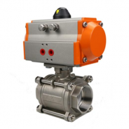 Pneumatic actuated ball water valve