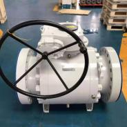 Trunnion metal seated ball valve