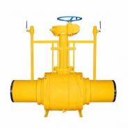 Fully welded underground ball valve