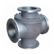 Carbon steel 4 way ball valve