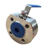 Wafer type compact ball valve