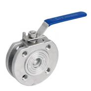 Lever type SS ball valve wafer type
