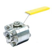 Forged high pressure threaded ball valve