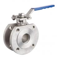 SS 304 316 wafer type flanged ball valve