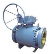 Heavy duty industrial trunnion ball valve