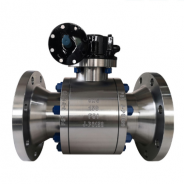 Reduced bore forged steel ball valve
