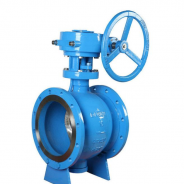 Flanged V port segment ball valve