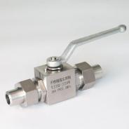 Stainless steel hydraulic oil ball valve