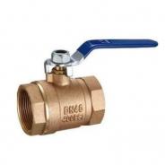 Threaded end marine bronze ball valve