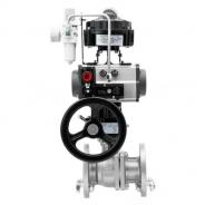 2 inch air actuated flanged ball valve