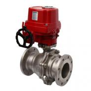Normally closed electric motorized ball valve