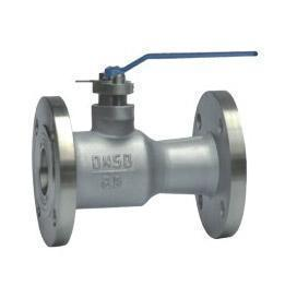 One-piece floating ball valve