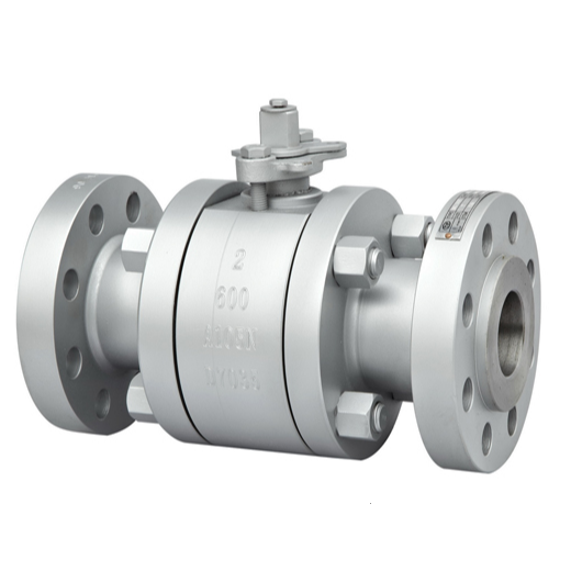 Three-piece floating ball valve