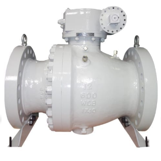 Two pieces Trunnion Mounted Ball Valve