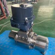 High pressure electric ball valve