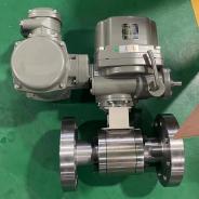 Motorized forged steel ball valve