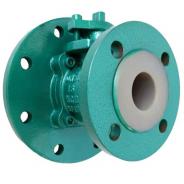 FQ41F46 PTFE FEP PFA Lined Flush Ball Valve