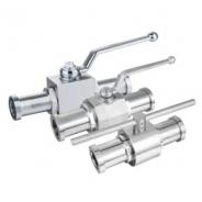 BKH-SAEFS Ball Valve with SAE Split Flange Adapter