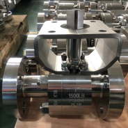 Flanged End Metal Seated Forged Steel Ball Valve